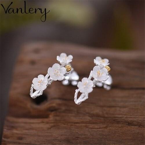 Retro Vintage Flower Earrings For Women Christmas Gifts Punk Trendy 2021 NEW Statement Earrings Jewelry