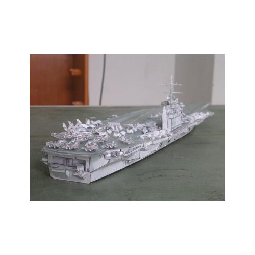 1:700 USS Harry S. Truman CVN-75 Aircraft Carrier DIY Handcraft Paper Model Kit Puzzles Handmade Toy DIY