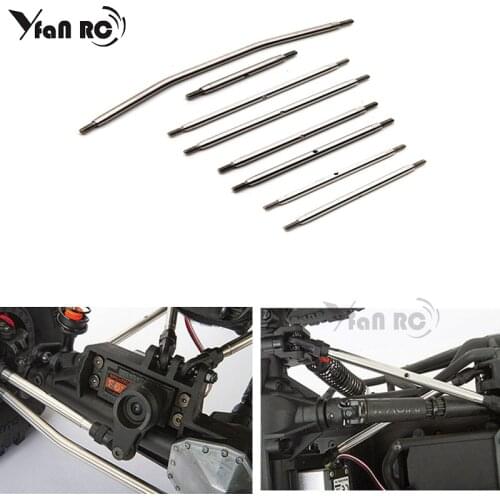 1set Metal Suspension Link Rod Linkage Steering Pull Rod for AXIAL RBX10 Ryft AXI03005 1/10 RC Crawler Car Upgrade Parts