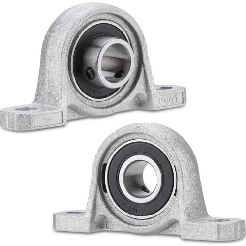 1pcs Zinc Alloy Diameter 8mm To 20mm Bore Ball Bearing Pillow Block Mounted Support Kp08