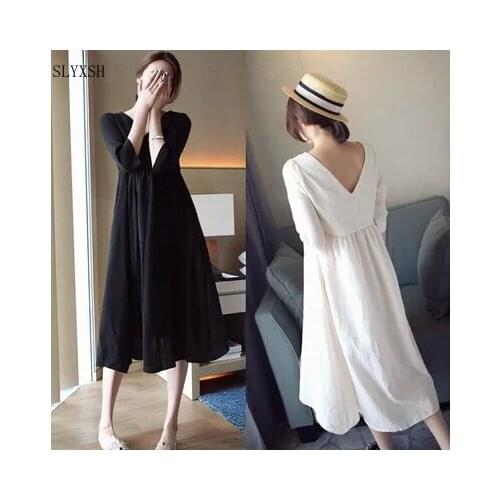 2018 V Neck Maternity Dress Woman Nursing Dress Summer Dresses for Pregnant Woman Large Size Pregnancy Breastfeeing Dres