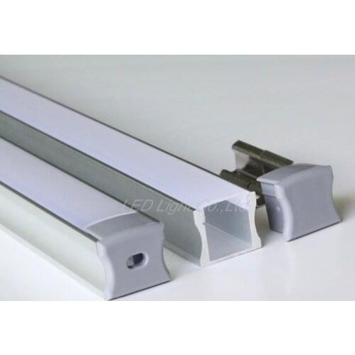 5m (10pcs) a lot, 0.5m per piece, led aluminum profile for ceiling, aluminum led light profile, anodized