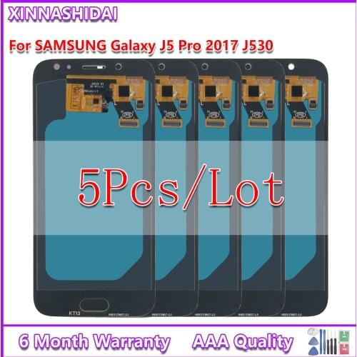 5pcs Wholesale OLED For Samsung GALAXY J5 Pro 2017 LCD Display J530 J530F LCD Screen Touch Digitizer