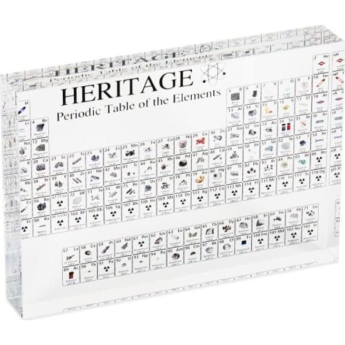 Acrylic Periodic Table Display with Elements Teacher Students Gifts Crafts Decor SCVD889