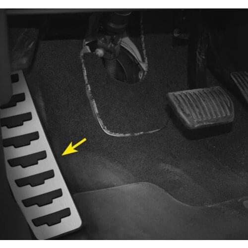 Car Accelerator Brake Clutch Pedal Footrest Pedal Plate Cover For Range Rover Evoque 2012-2019 Car Interior Parts