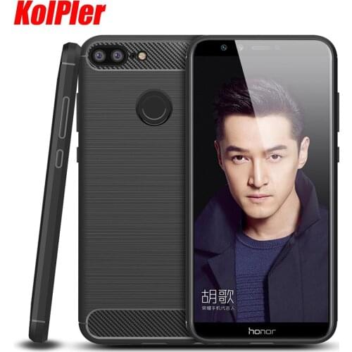 Case For Huawei Honor 9 Lite Case Cover 5.65inch Luxury Soft Carbon Fiber TPU Silicone Case Cover For Huawei Honor 9 Lite Fundas