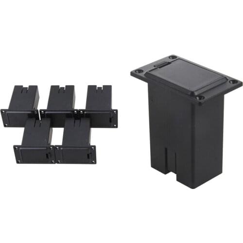 5Pcs 9V Guitar Battery Holder Active Guitar Bass Pickup with 6Pcs 9V Battery Holder/Case/Box Guitar and Bass Pickup