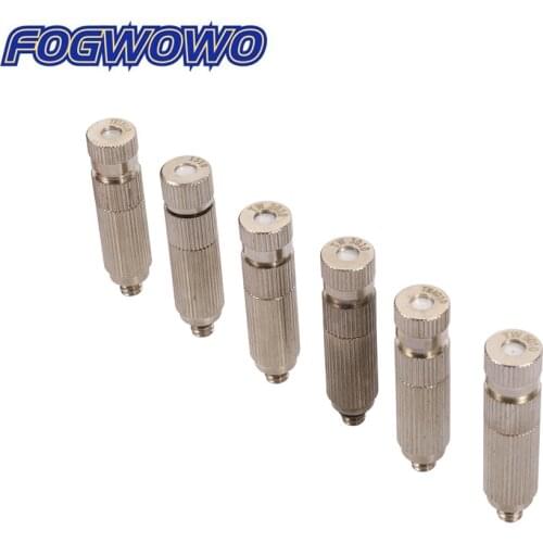 60 Pcs 3/16" Thread High Pressure Misting Nozzles with Filter Cooling landscaping Watering Disinfection Dust Removal Sprayers