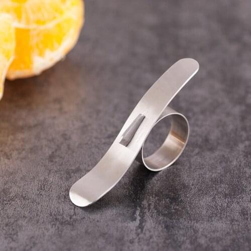 Kitchen Gadgets Orange Peeler Stainless Steel Lemon Peel Remover Fruit Vegetable Tools TS2 Kitchen Tools Gadgets Fruit Vegetabl