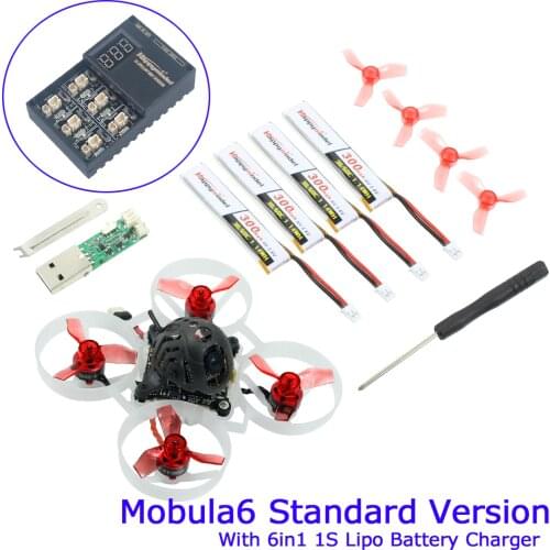 Happymodel Mobula6 Standard BNF 1S 65mm Brushless Bwhoop FPV Racing Drone Crazybee F4 Lite Runcam Nano3 RC Mini Quadcopter Drone