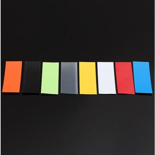 Li-ion PVC Heat Shrink Tubing 18650 Battery Wrap Precut Size 30*76mm Battery Film Tape Battery Cover 8 Color Choice