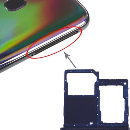 SIM Card Tray + Micro SD Card Tray for Galaxy A40