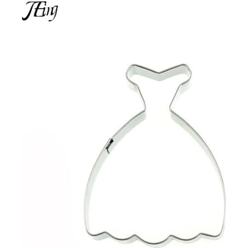 New Cookie Cuttter Biscuit Mold Girl Favorite Cookie Cutter Metal Ballet Dress