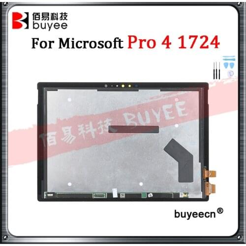 Original LCD Display For Microsoft Surface Pro 4 1724 12.3" LCD Display Touch Screen Digitizer Assembly LTN123YL01-001 2736x1824