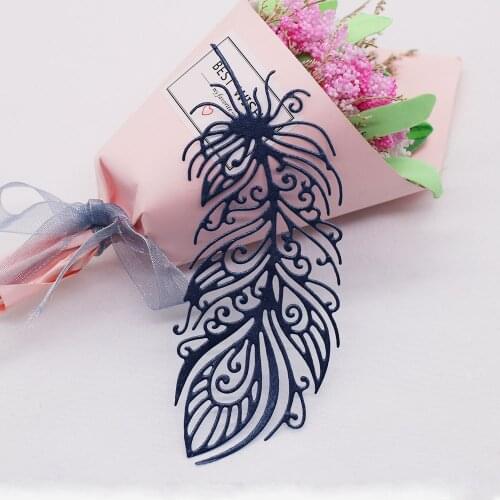 Scrapbooking Cutting Dies DIY Metal Craft Cut Die Mold Feather Templates Stencil Paper Cutter Embossing Folder Card Making Tools