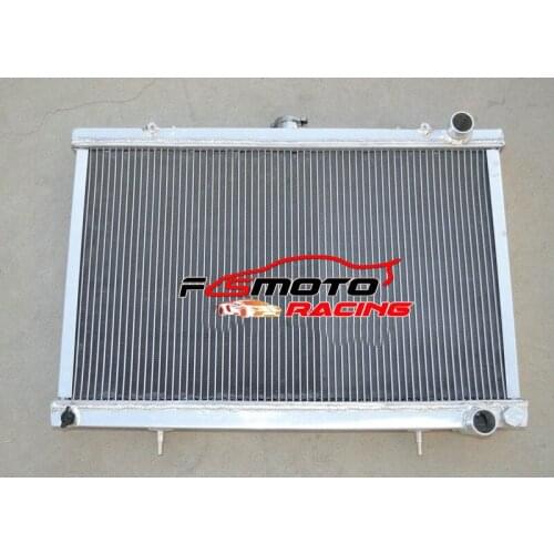 Aluminum Radiator For 1989-1994 Nissan Silvia/180SX S13 CA18 Skyline R32 RB20/RB26 GTE/GTS/GTR 1990 1991 1992 1993 91 94 93 92