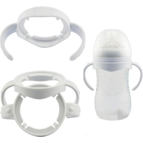 Replacement Non-Slip Milk Bottle Grip Handle for Avent Wide Mouth Baby Feeding Accessory Durable Safe Infant Bottle Grip Handle
