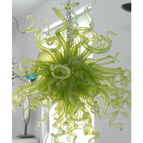 Modern LED Light Murano Glass Art Chandelier Ball
