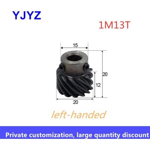 Helical gear 1M 13 teeth Inner hole 8/10/12/14/15mm High Quality Transmission Pinion Gear carbon Steel
