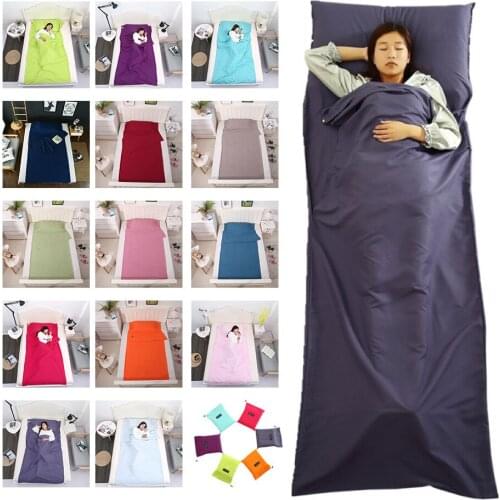 Ultralight Sleeping Bag Portable Outdoor Camping Hiking Hotel Single Liner Folding Travel Lightweight Envelope Bags 75 x 210cm