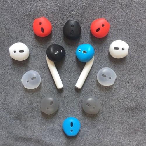 1Pairs SIANCS Airpods Earphone Case Cover Silicone Antislip Ear Hook Earbuds tips Caps for iPhone Earpads Earpods Eartips