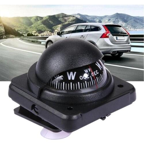 1 Pcs Multi-Functional Vehicle-Mounted Marine Compass With Suction Cup Compass Car Marine Compass