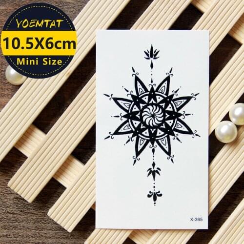 10.5*6cm Waterproof Temporary Tattoos stickers totem tattoo