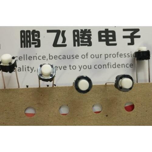 20PCS/lot Imported Japanese ALPS SKQNAED010 touch switch 6*6*5 in-line 2-pin round reset Pioneer mixer internal button