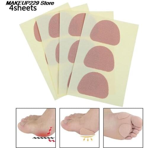 4sheets=(12pcs) Foot Medical Sticker Calluses Stickers Removal Patch Protection Pads