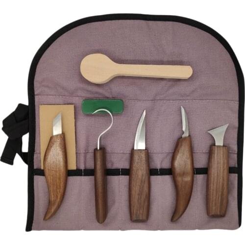 ABSF 9 Pcs Woodcarving Tools Woodworking Woodcarving Kits Including Woodcarving Knives Carving Tools DIY Kit for Beginners