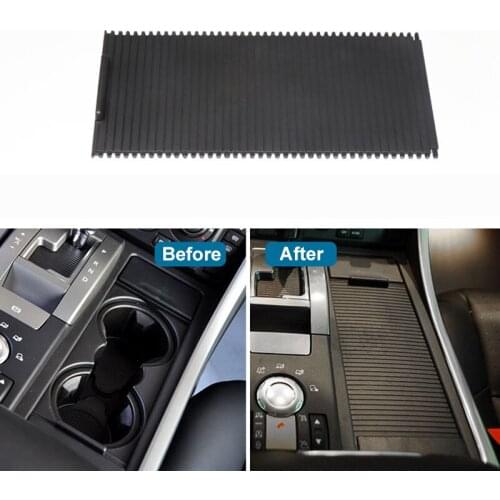 Car Center Console Sliding Shutters Cup Holder Roller Blind Cover For Land Rover Range Rover Sport 2005-2009 Auto Accessories