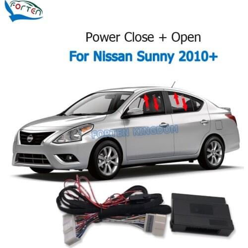 Forten Kingdom Car Auto Window Lift Close Closer Open Kit Module For Nissan Sunny 2010+ LHD Left Hand Drive