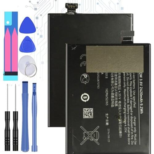 BV-5QW Replacement Battery For Nokia Lumia 930 929 929+ RM927 Bateria 2420mAh BV5QW BV 5QW+Tracking Number