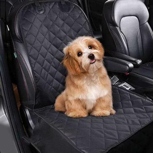 Dog Car Seat Cover Waterproof Car Rear Back Seat Mat For Dogs Cats Hommock Non-Slip Safety Pet Carriers Cushion Pet Supplies