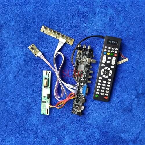 Digital DVB 1-CCFL KIT 30 Pin LVDS 1280*800 For BT154HG01/HT154WX1/M154NWW1/TX39D30VC1GAA Drive Board AV VGA USB HDMI-compatible