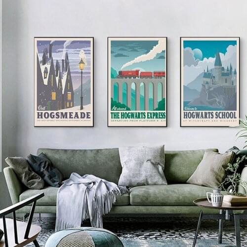Express Movie Retro Travel Posters And Prints Canvas Art Decorative Wall Pictures For Living Room Home Decor Painting