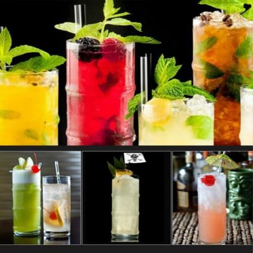 Art 400-500ml Slub Design Cocktail Glass Often Drink Coke Beer Mug Bar Cold Store Drinkware Colin Hypo Cup Special Wine Glass