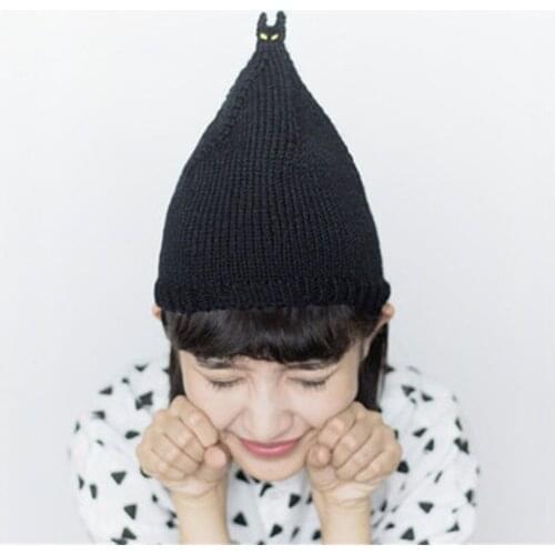 Creative New Style Chicken-Headed Pointy Top Wool Hat, Ladies Keep Warm In Autumn And Winter