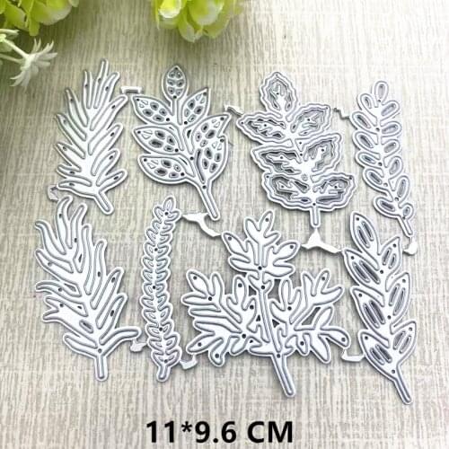 Flowers Leaves Metal Cutting Dies Custom Embossing Mold DIY Scrapbooking Album Paper Craft Knife Mould Card Blade Punch Stencils