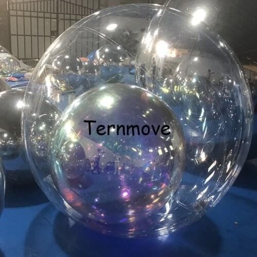 Inflatable double layer Mirror Ball Decoration For Xmas Party New Year Disco ball DJ KTV bars party stage Home&Garden Decoration