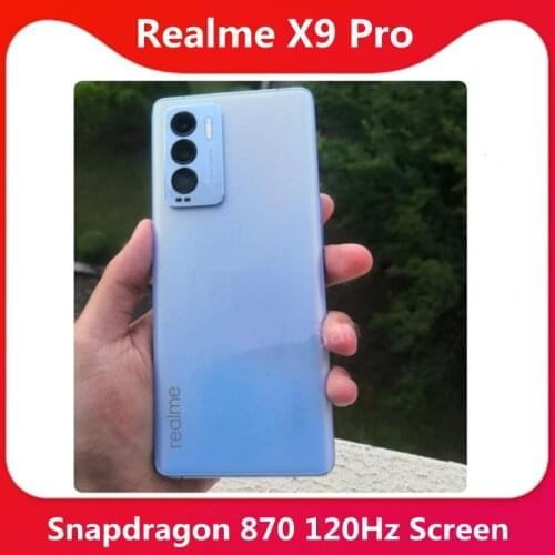 Original realme X9 Pro Mobile Phone SuperAMOLED Snapdragon 870 Octa Core Coming soon