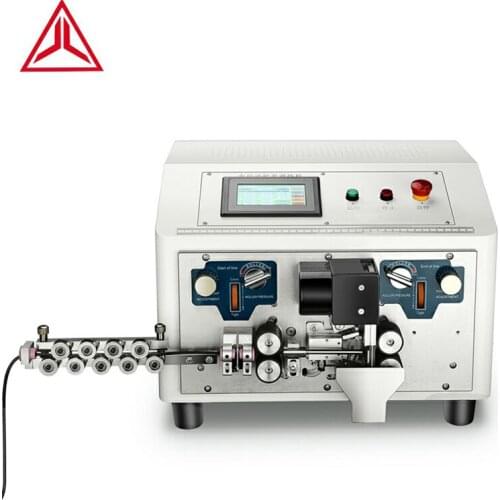 Fully Automatic Computer Cable Wire Cutting Stripping Machine USB Data Cable Manufacturing Machine