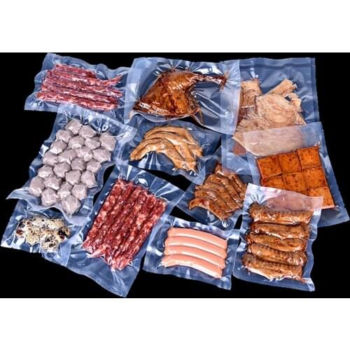 Transparent Vacuum Bag Food Grade Plastic Sealer Packing Machine Food Storage Bag for Nuts Dry Good Grains Meat Saran Wrap Fresh