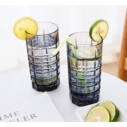 400ML Glass Cup Beer Coffee Cups Healthy Drink Mug Tea Mugs Transparent Drinkware Home Decoration 1PC