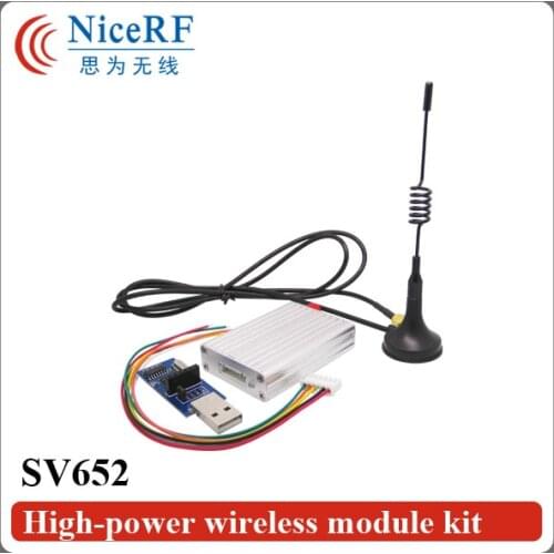 High Power 500mW WirelessTransmitter And Receiver SV652 In 915MHz With RS485 Interface Remote Control RF Module Free Shipping