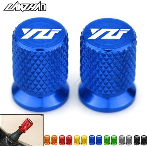 YZF Motorcycle Tire Valve Air Port Stem Cap Cover Plug CNC Aluminum Motorcycle Accessories for Yamaha YZF R3 R25 R6 R1 2013-2019