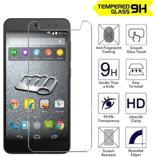 2PCS/lot 2.5D 9H Tempered Glass For Micromax Canvas Xpress 2 Screen Protector High Quality Toughened Protective film for E313