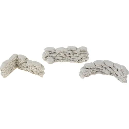 1:35Sandbag Walls Sculpture WWII Soldier Scene Accessories Resin Figure Unpainted