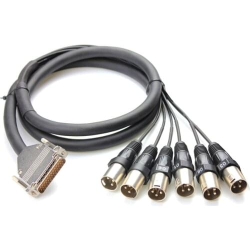 6' DB-25 Male to XLR male 6 CH Audio Snake cable Apogee Pro-CABLE Switchcraft