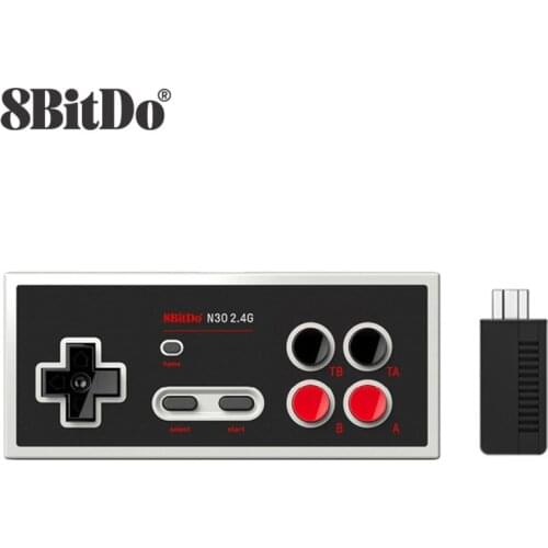 8Bitdo N30 2.4G Wireless Gamepad Game Controller For N-ES Classic Edition Joystick